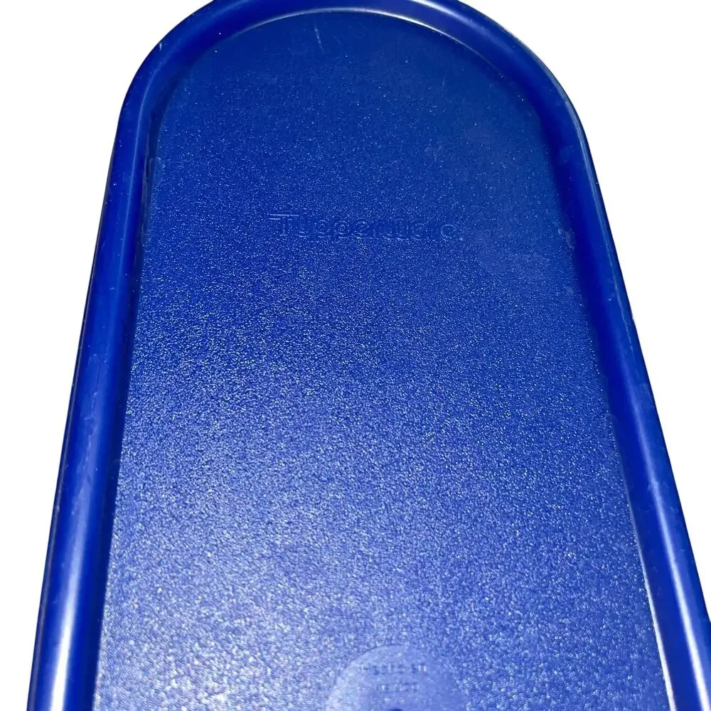 Tupperware 2402A Modular Mates Super Oval Replacement Seal Lid Navy Blue USA